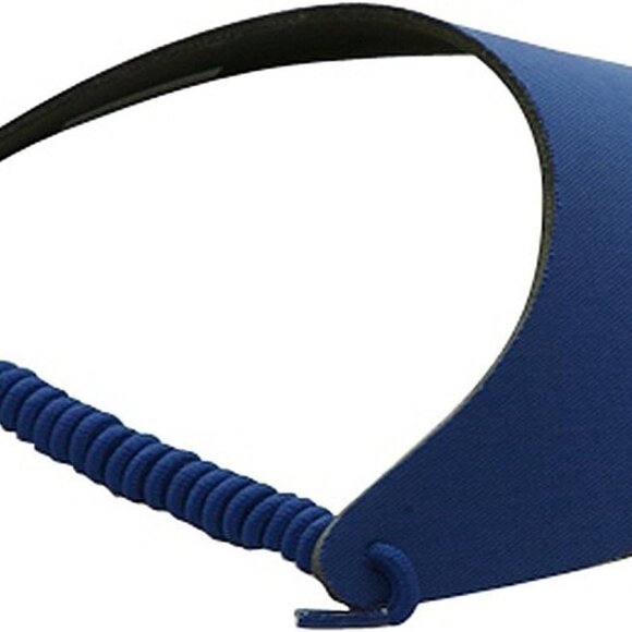 MG Women's Cotton Solid String Sun Visor Hat - Picture 2 of 5